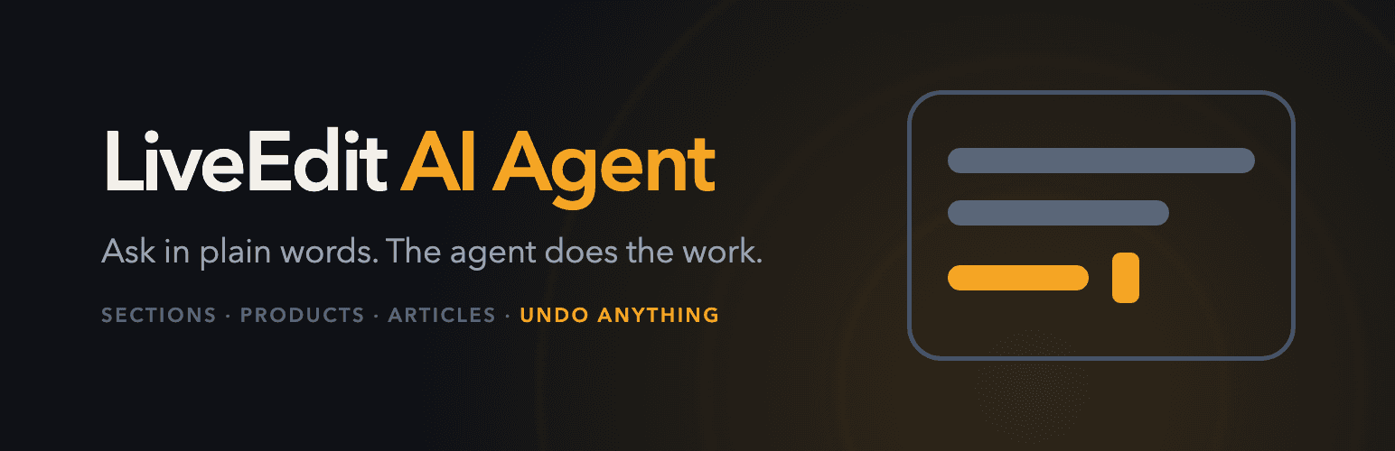 LiveEdit AI Agent